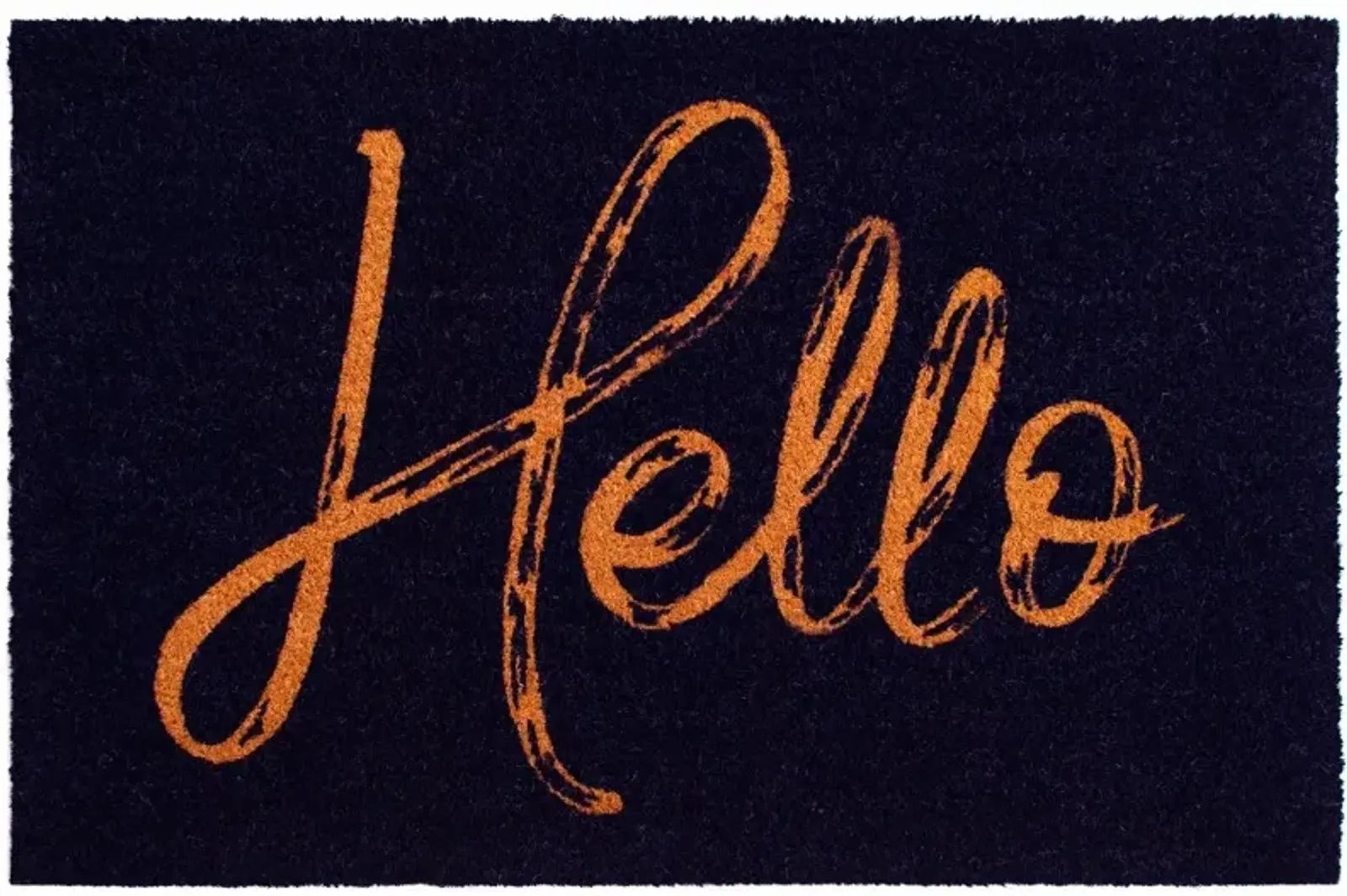 Canty Hello Black Doormat