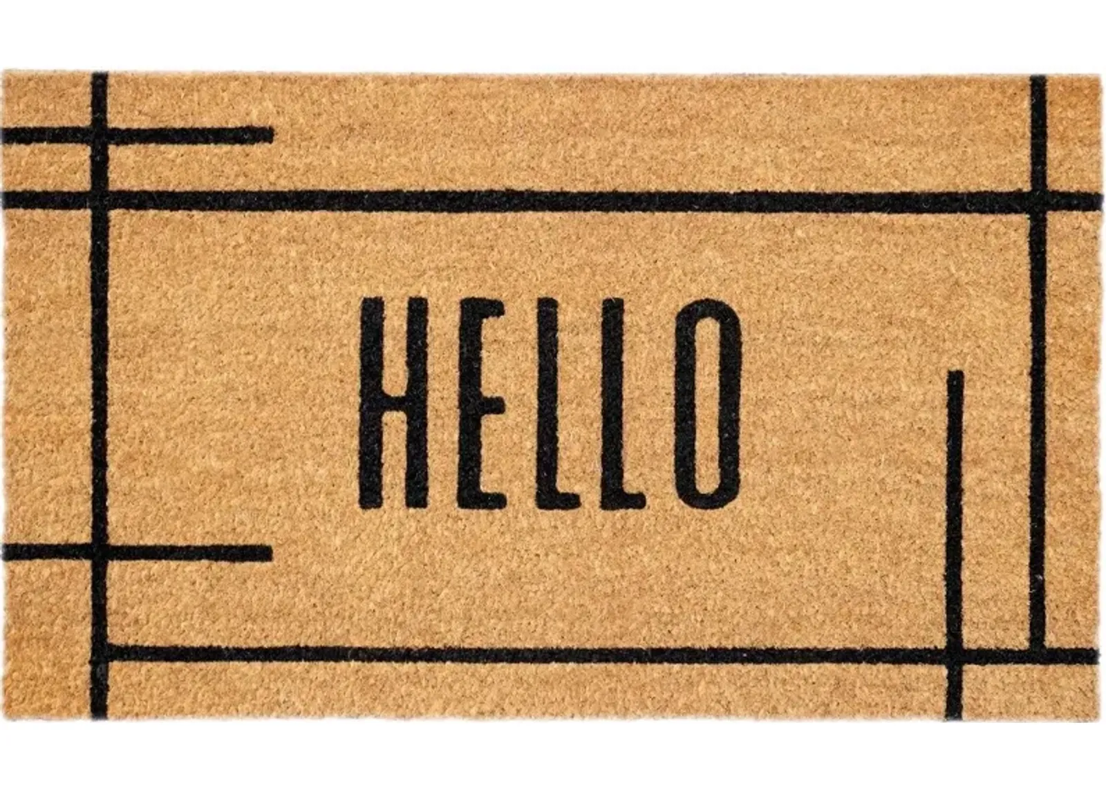 Grid Hello Doormat