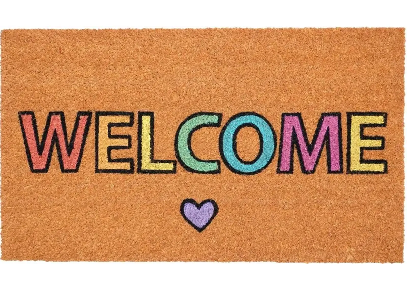 Pastel Rainbow Welcome Doormat