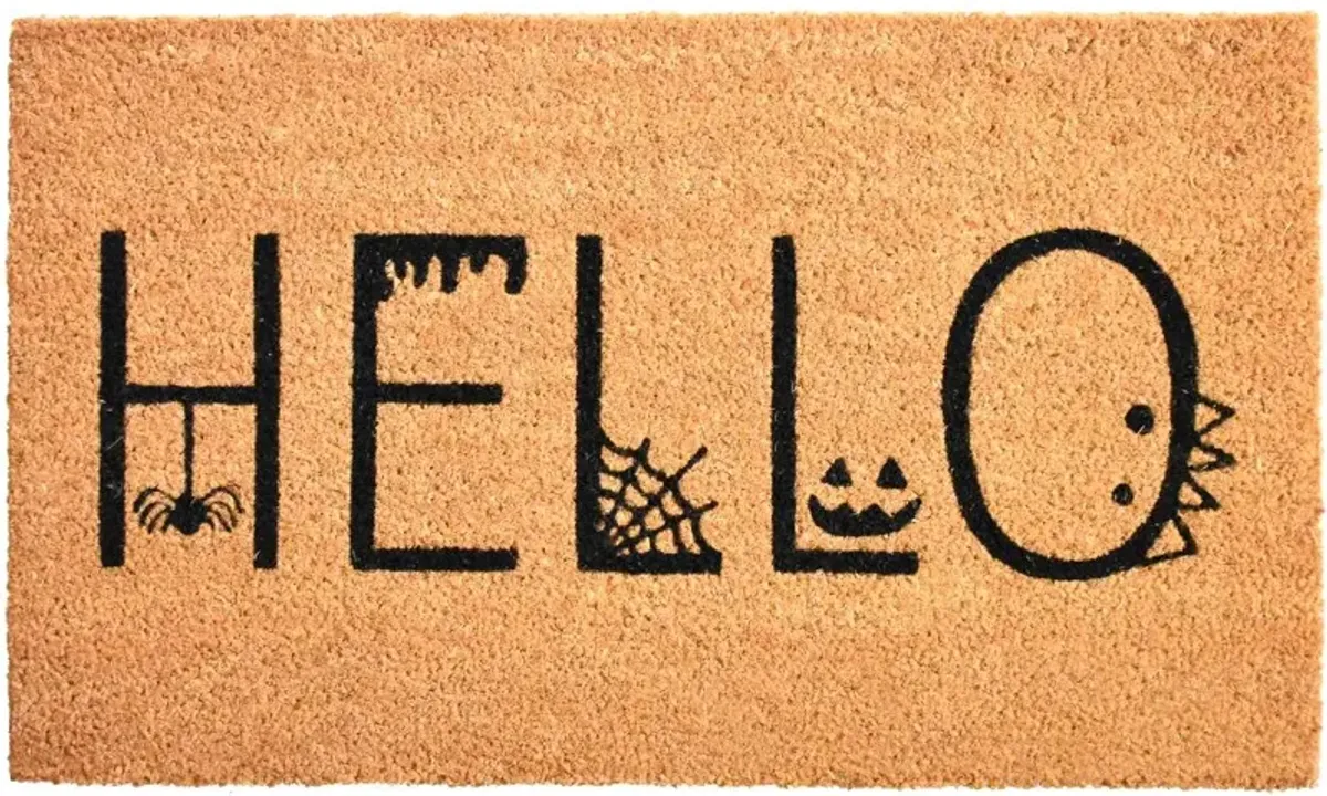 Spooky Hello Doormat