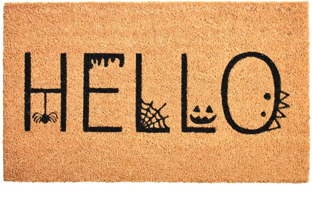 Spooky Hello Doormat