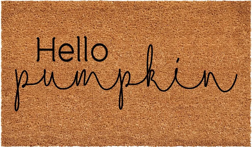 Hello Pumpkin Doormat