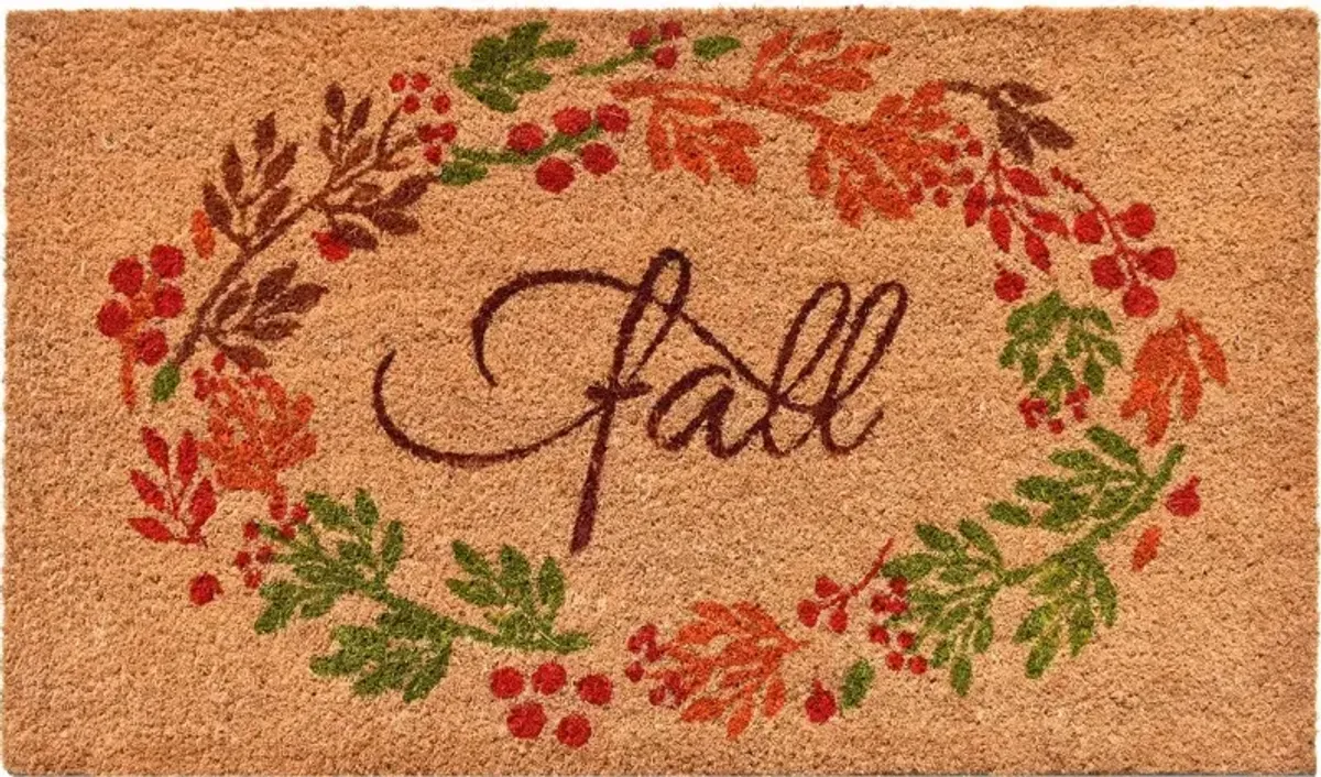 Fall Wreath Doormat