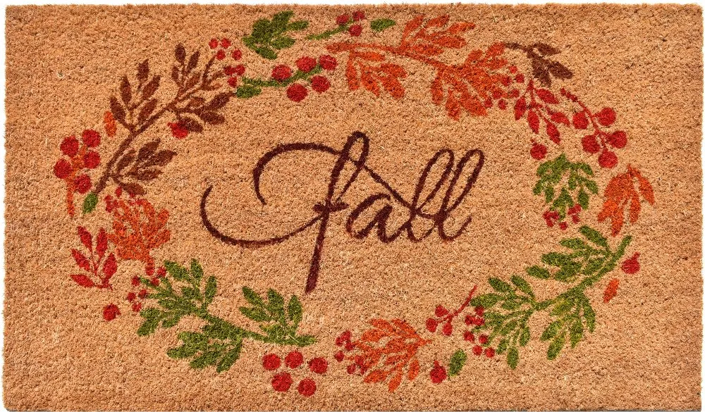 Fall Wreath Doormat