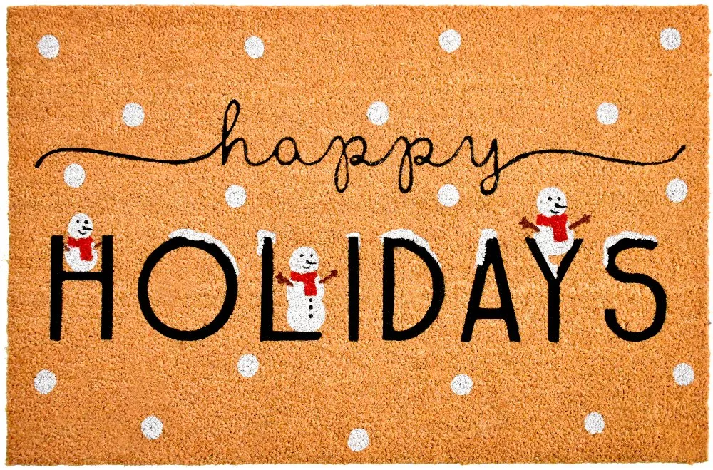 Happy Holidays Doormat