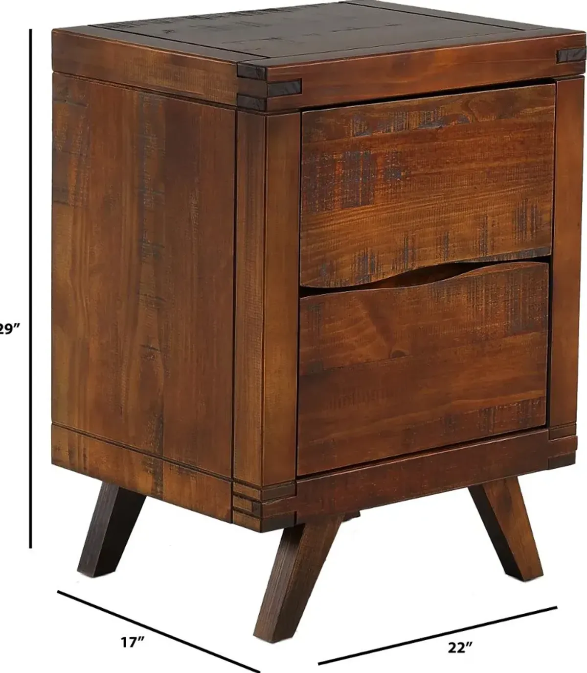 Pasco Brown Nightstand