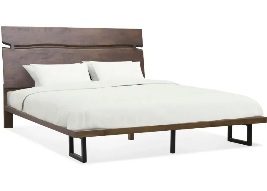 Pasco Brown Queen Platform Bed