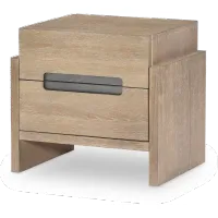 District Weathered Oak Nightstand