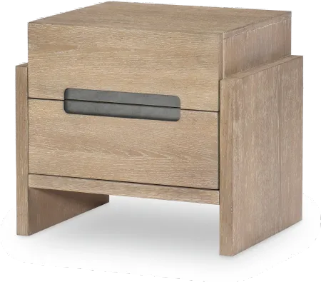District Weathered Oak Nightstand