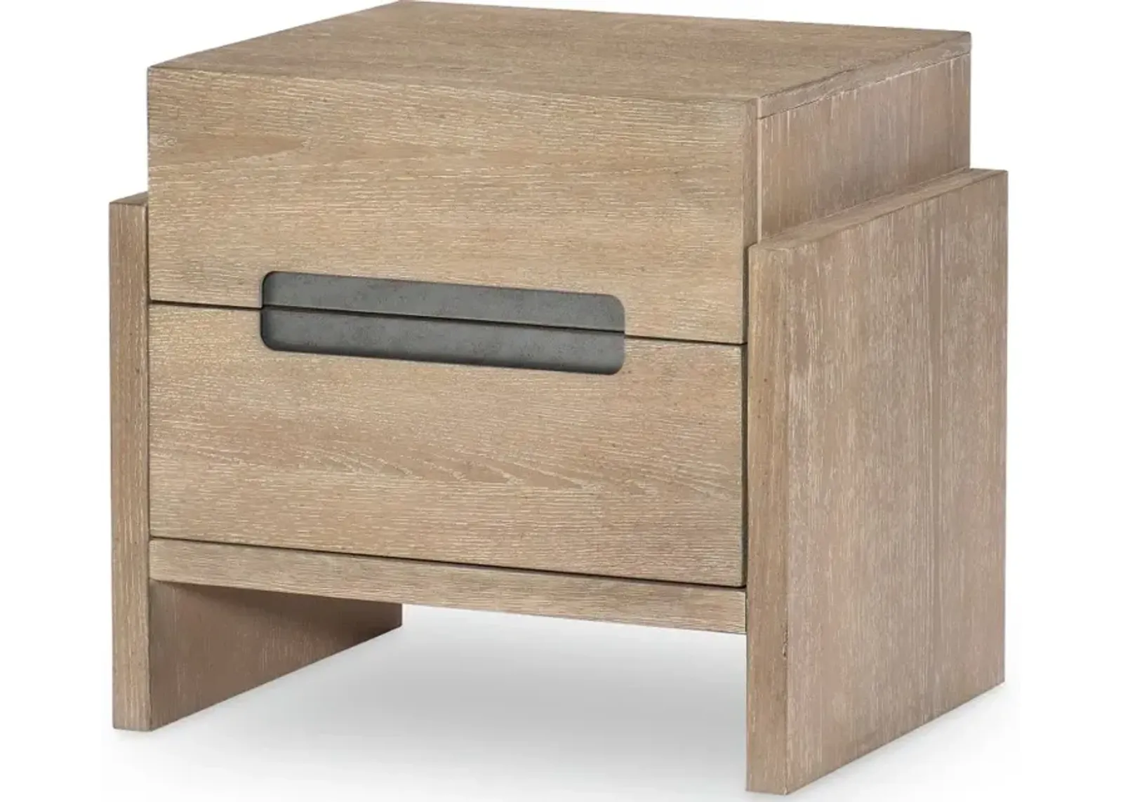 District Weathered Oak Nightstand