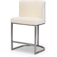 Biscayne Linen Upholstered Counter Height Dining Chair