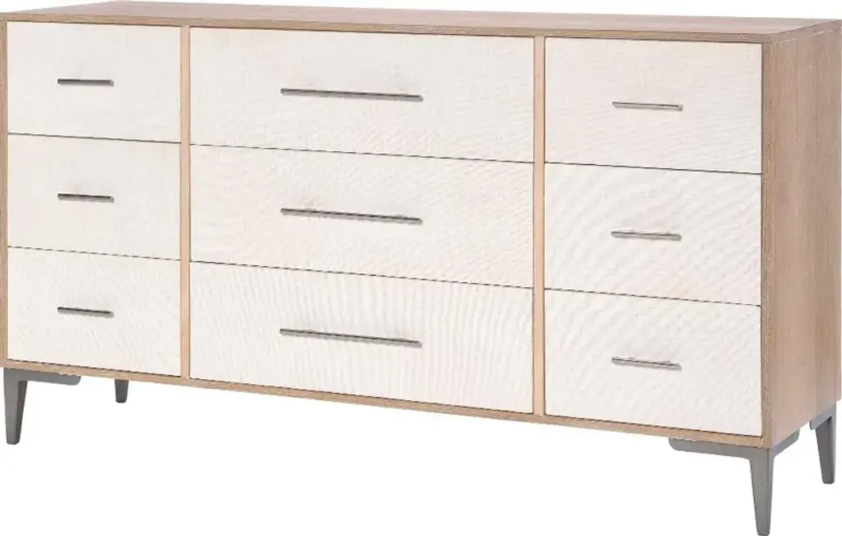 Biscayne Natural and Linen Dresser