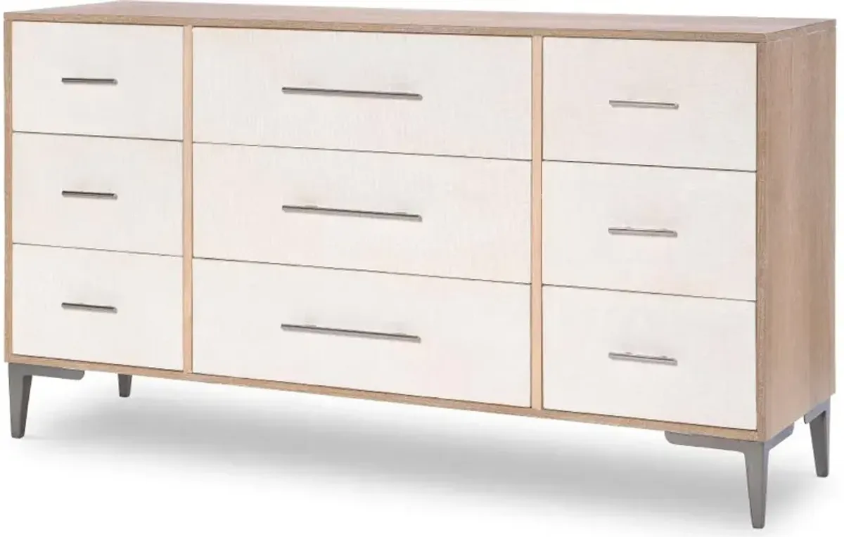 Biscayne Natural and Linen Dresser