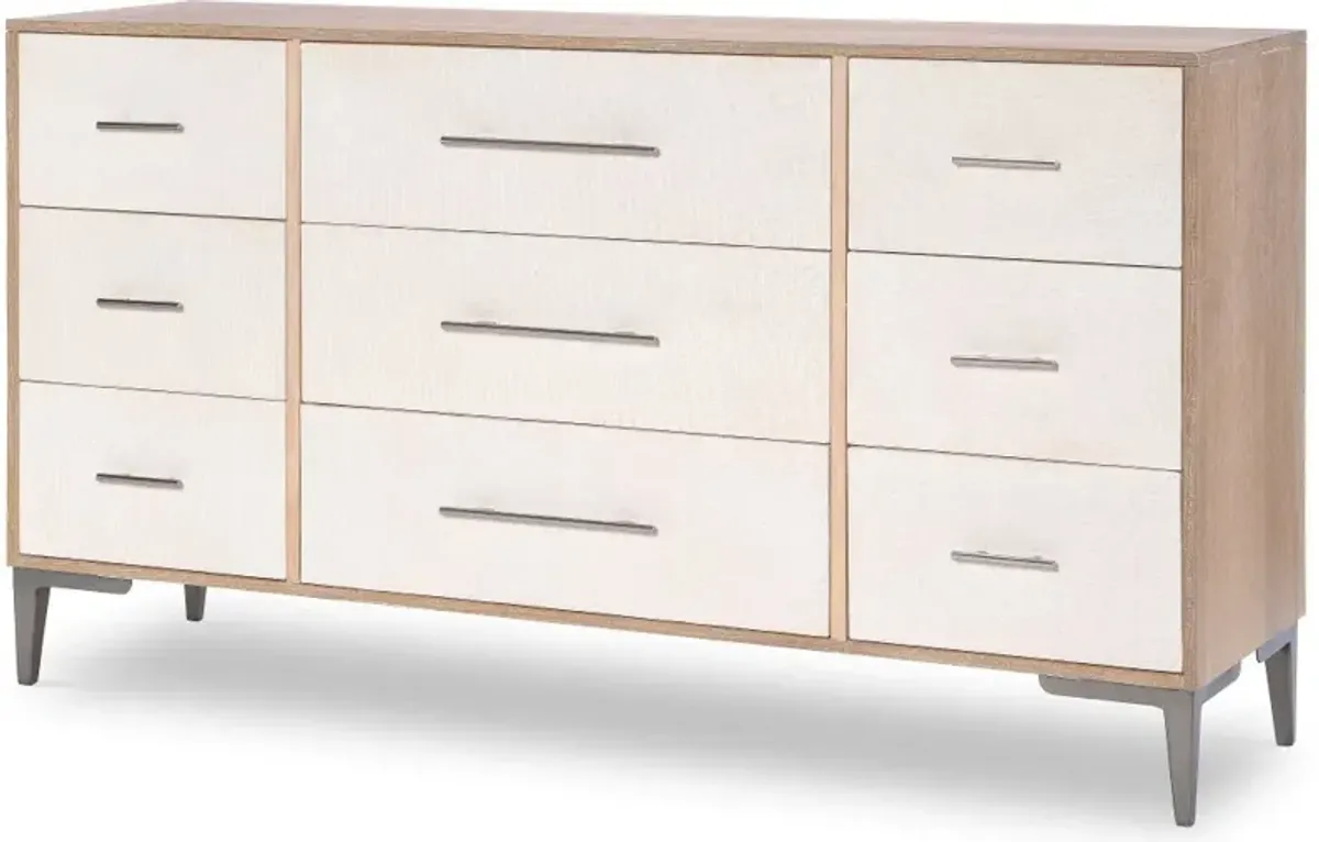 Biscayne Natural and Linen Dresser