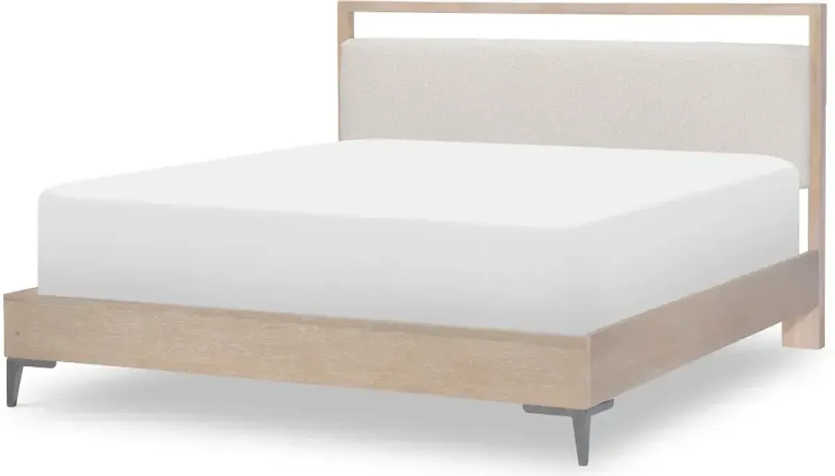 Biscayne Natural and Linen King Bed