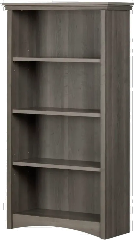 Versa Gascony Gray Maple Bookcase - South Shore