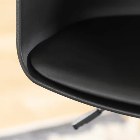 Flam Black Swivel Office Chair - South Shore