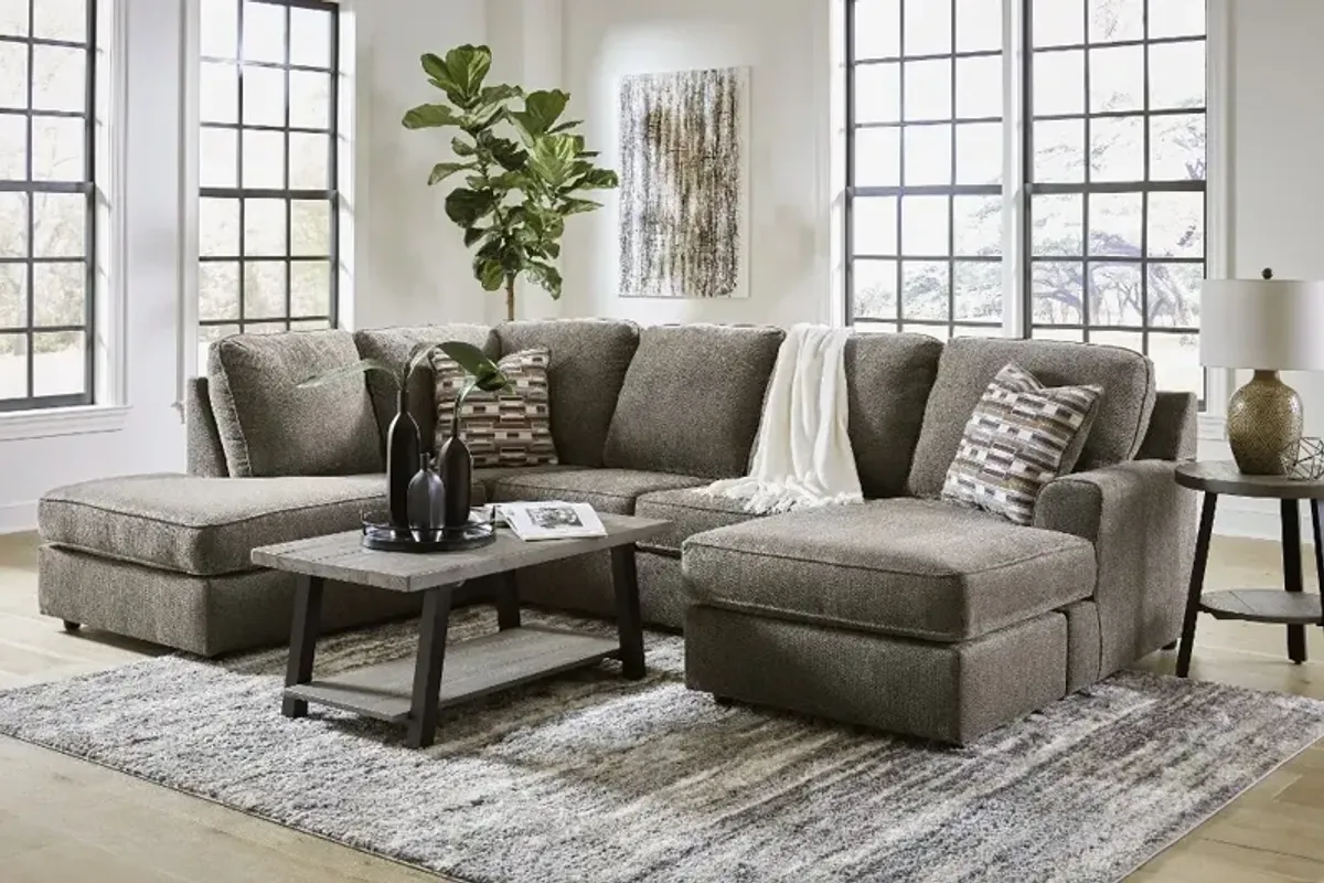 O'Pharrell Putty Brown 2 Piece Sectional