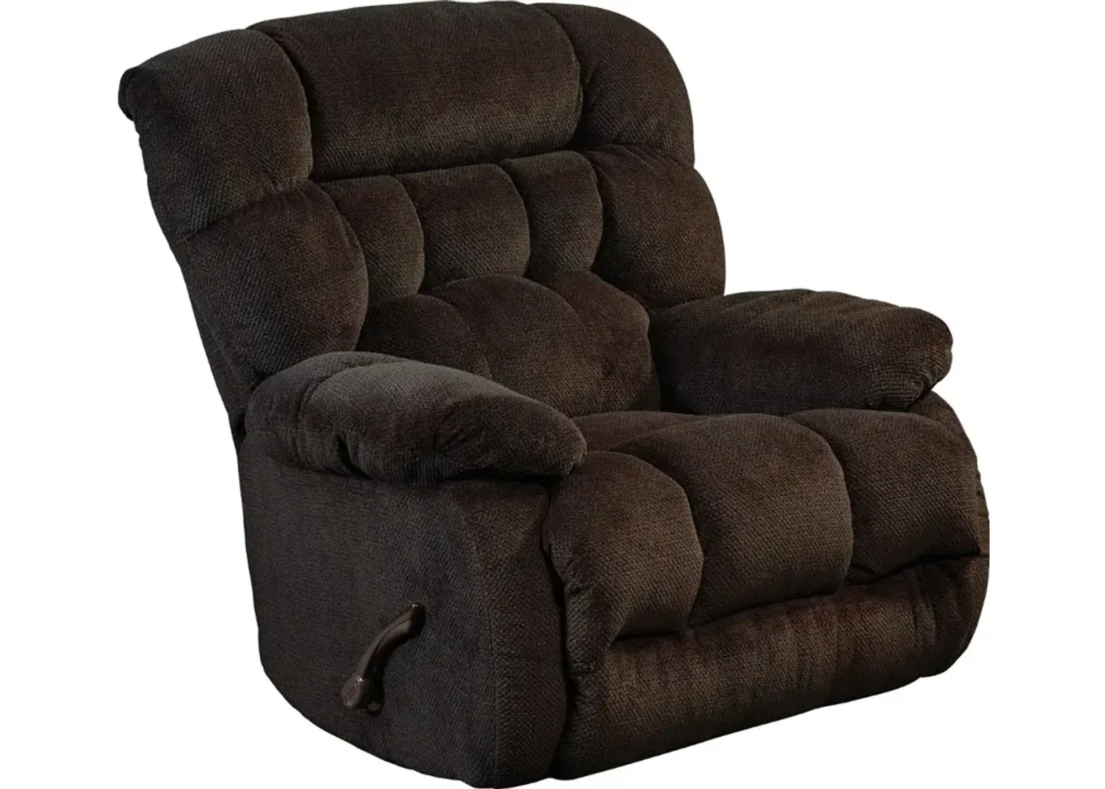 Daly Chocolate Brown Swivel Glider Recliner