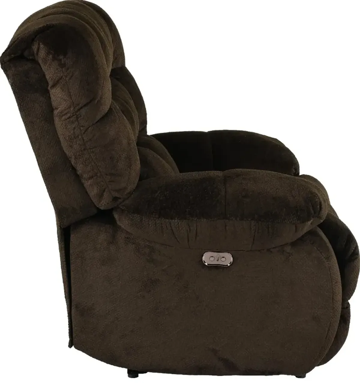 Daly Chocolate Brown Lay Flat Power Recliner