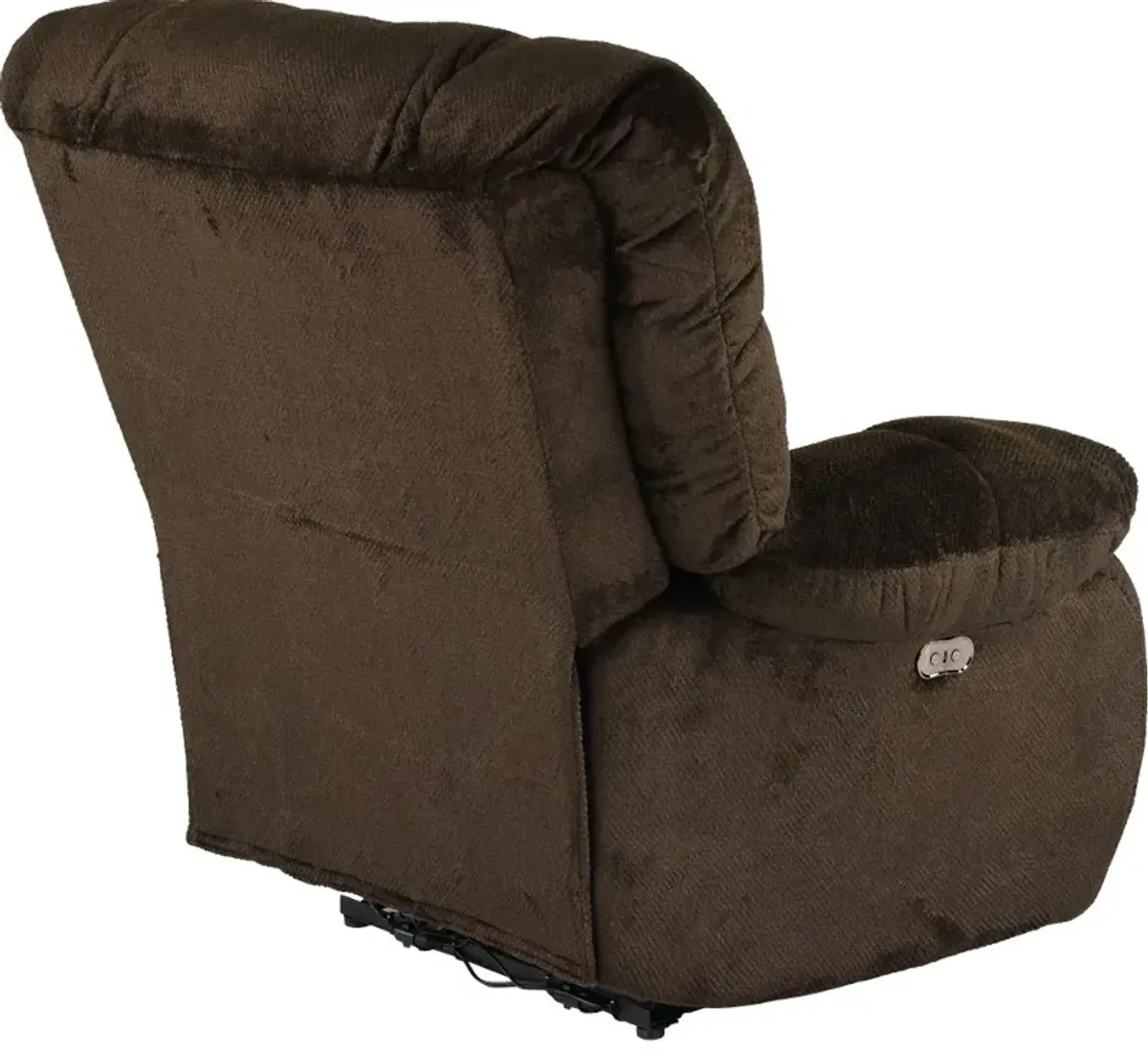 Daly Chocolate Brown Lay Flat Power Recliner