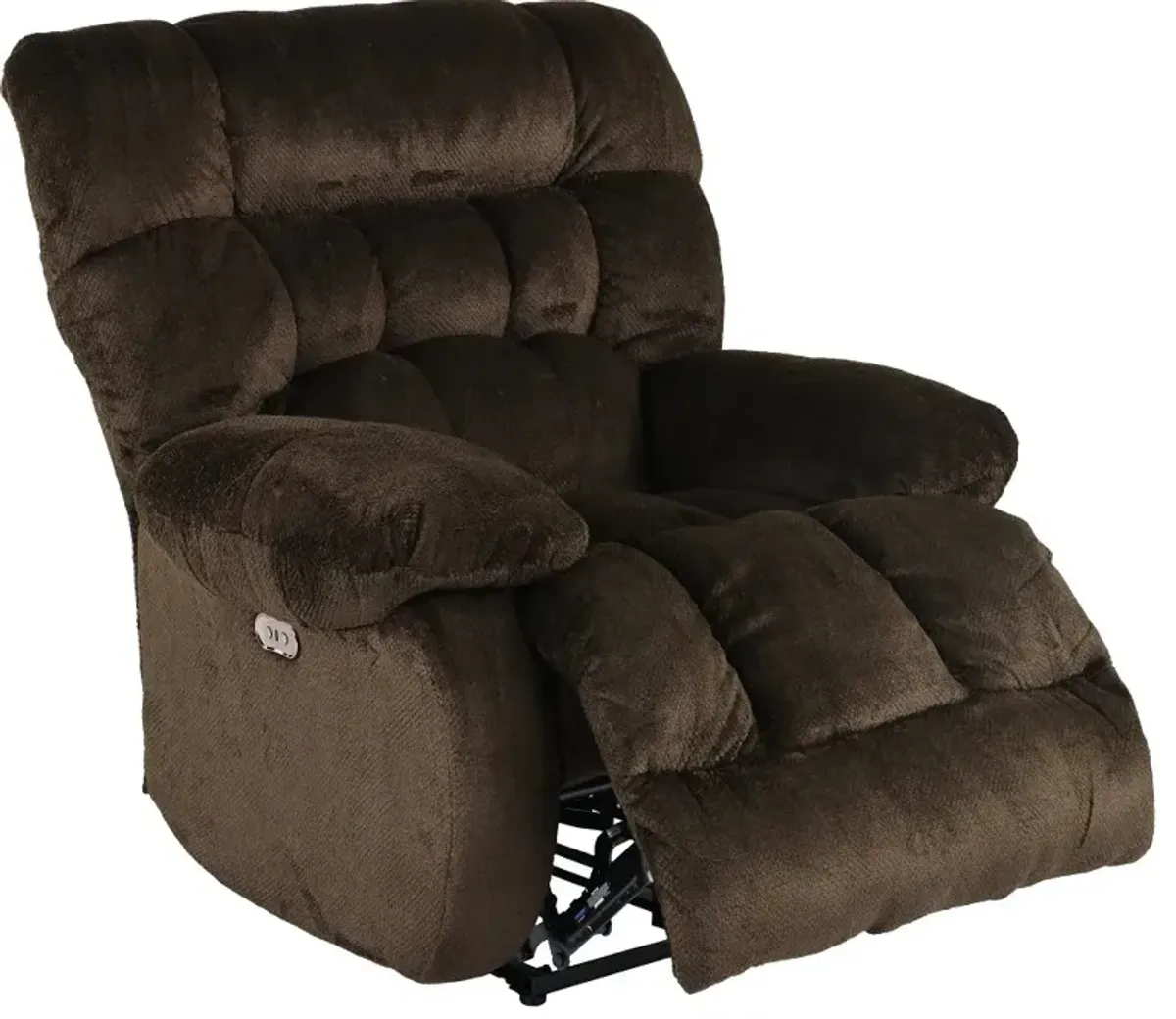 Daly Chocolate Brown Lay Flat Power Recliner