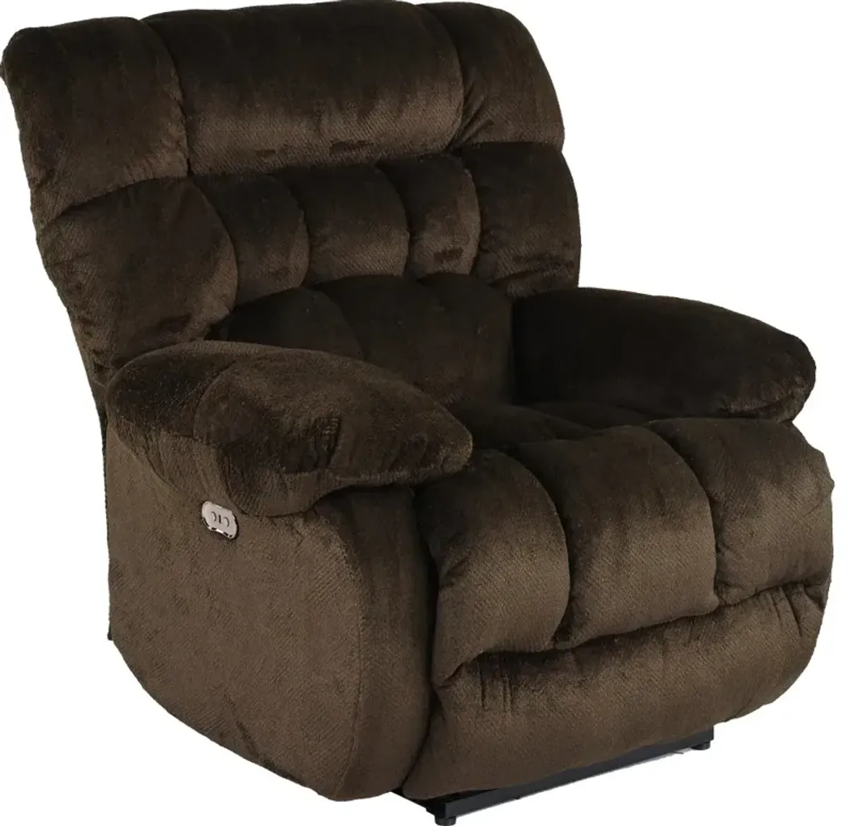 Daly Chocolate Brown Lay Flat Power Recliner