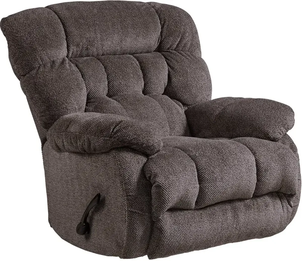 Daly Cobblestone Gray Rocker Recliner