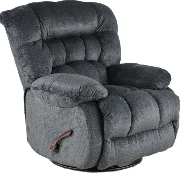 Daly Cobblestone Gray Swivel Glider Recliner