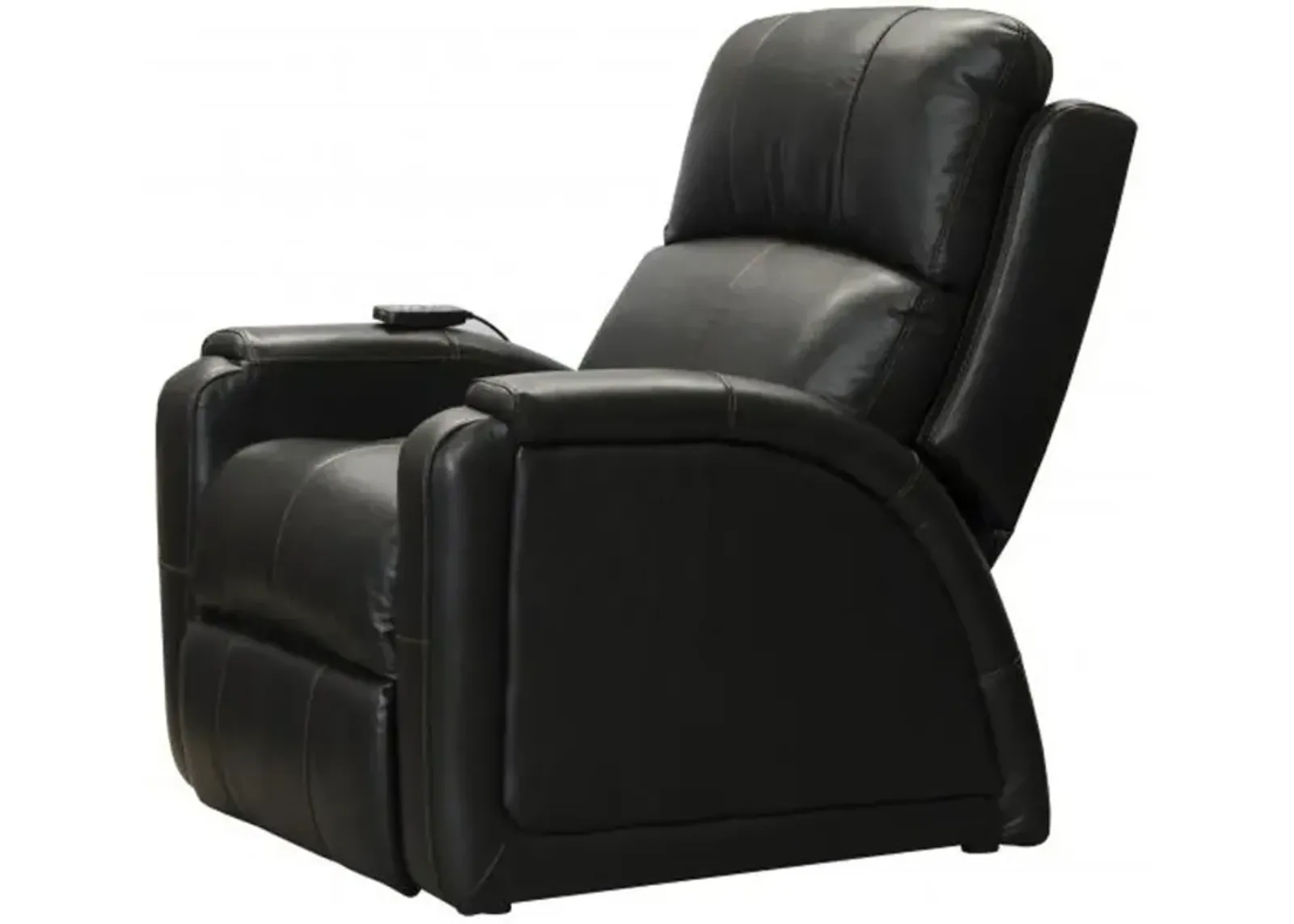 Reliever Black Power Lay-Flat Recliner with Massage and Heat