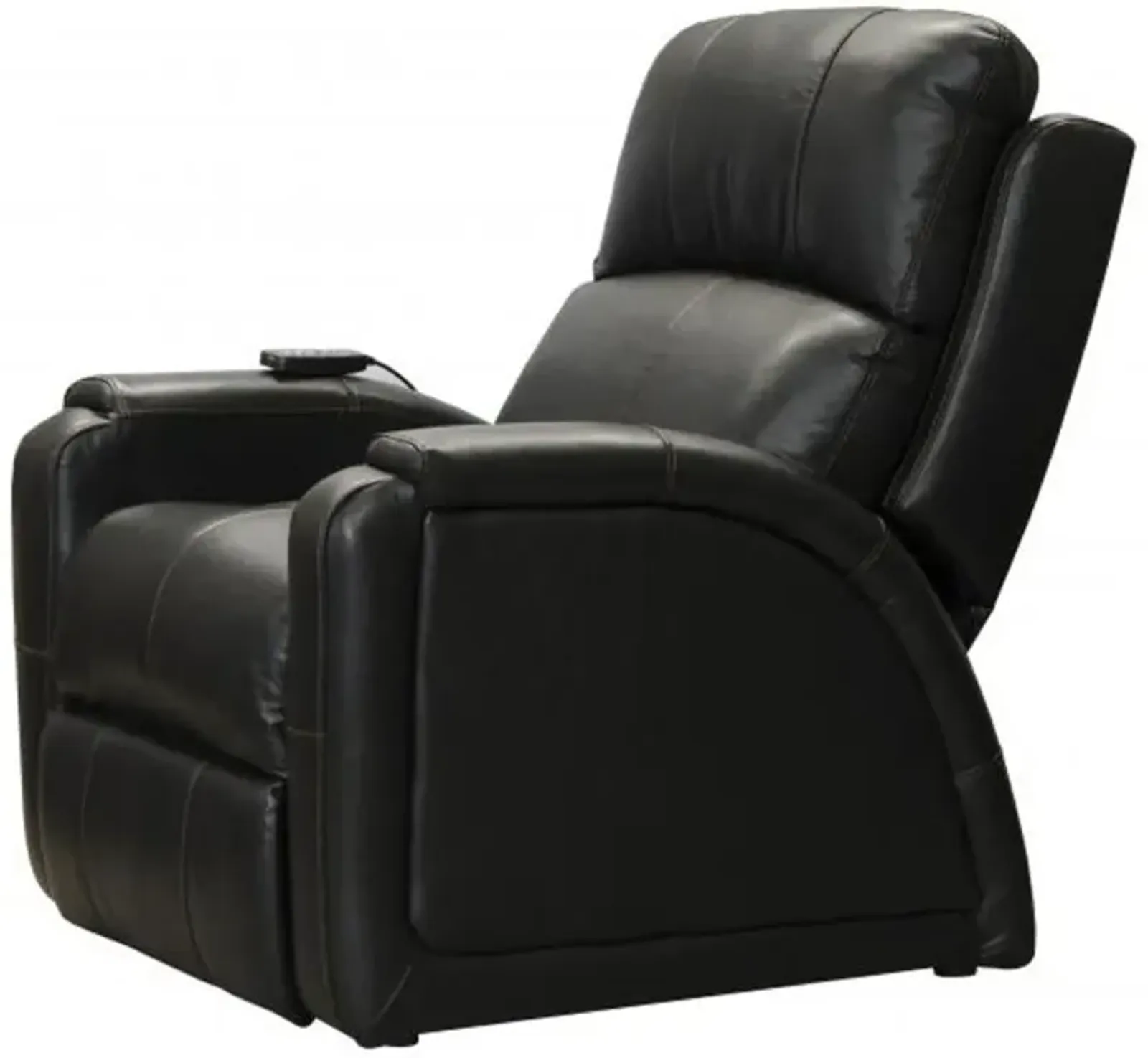 Reliever Black Power Lay-Flat Recliner with Massage and Heat