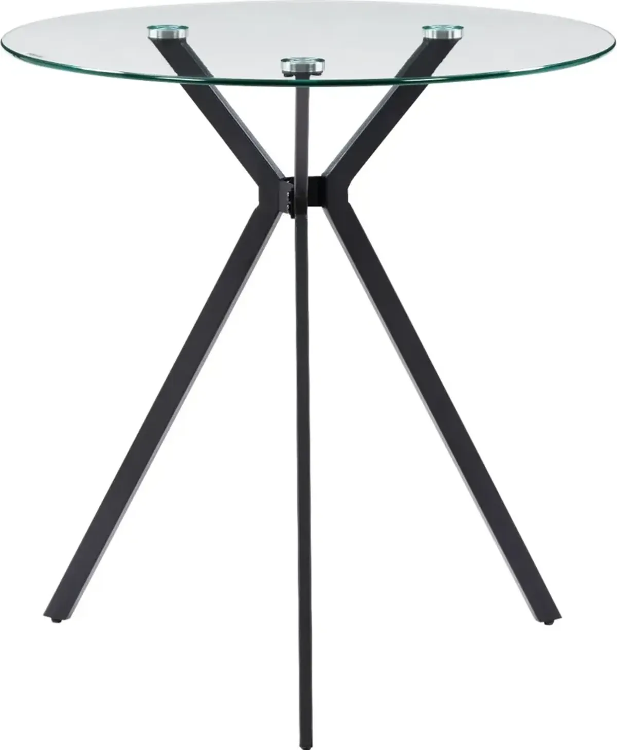 Lennox Glass Top Bistro Table