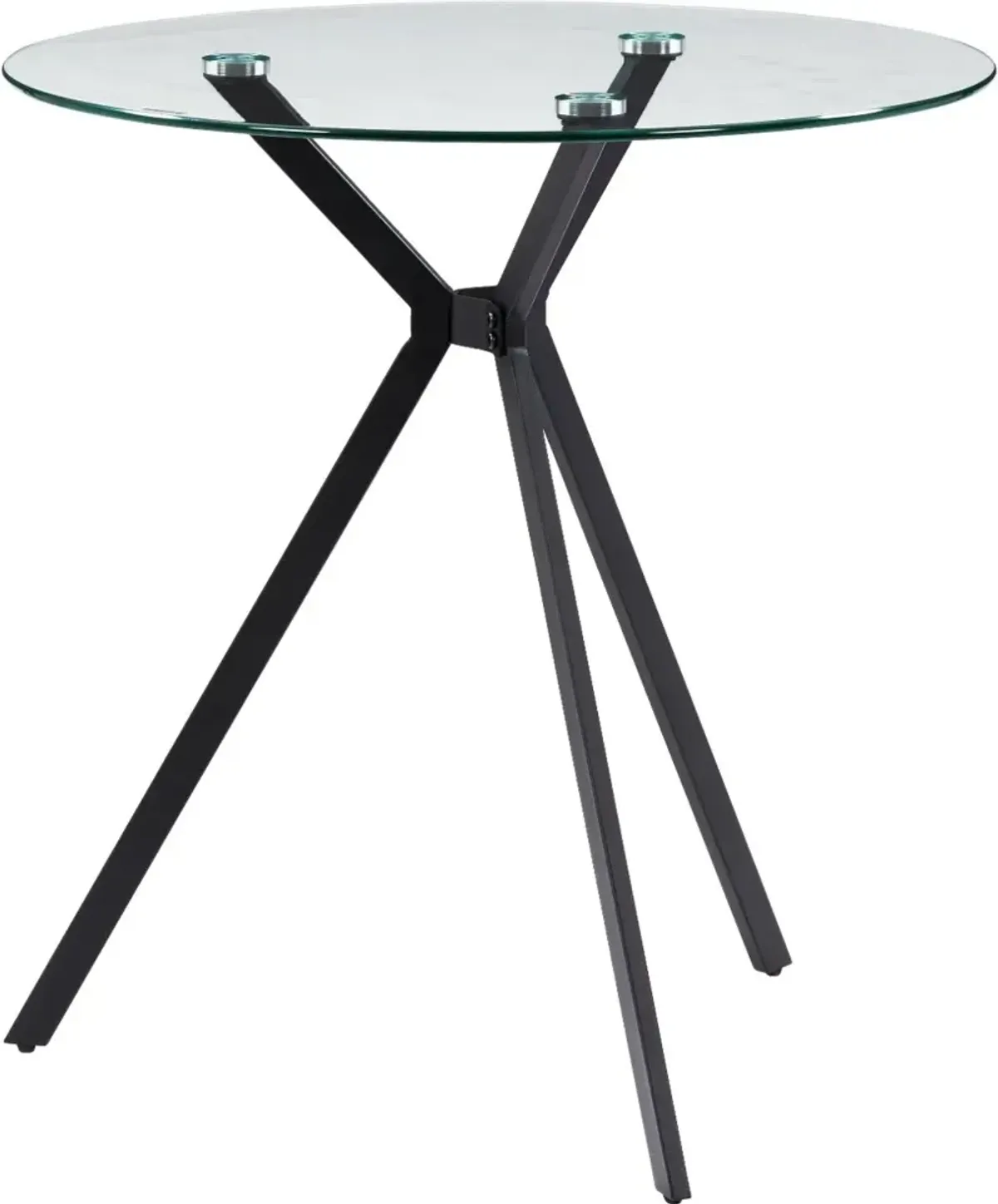 Lennox Glass Top Bistro Table