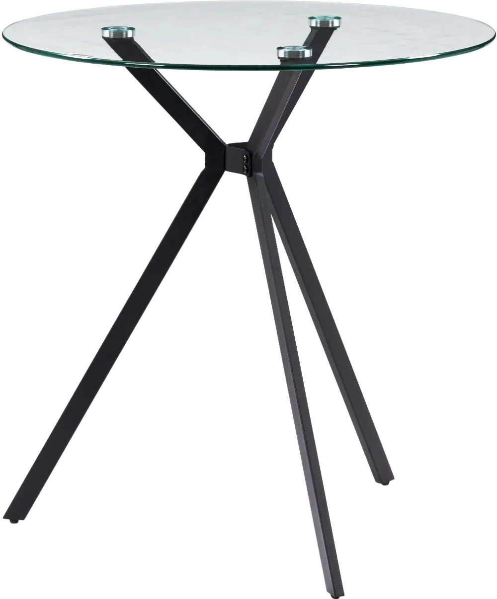 Lennox Glass Top Bistro Table