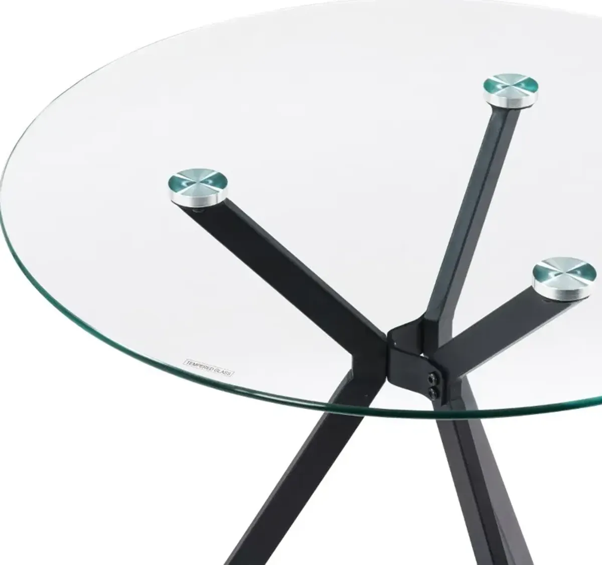 Lennox Glass Top Bistro Table