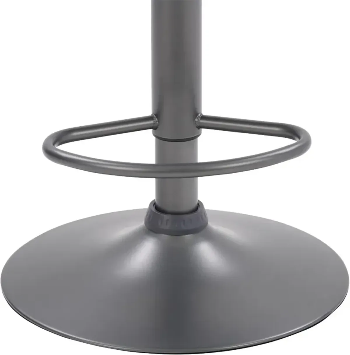 Palmer Dark Gray Tufted Adjustable Barstool, Set of 2