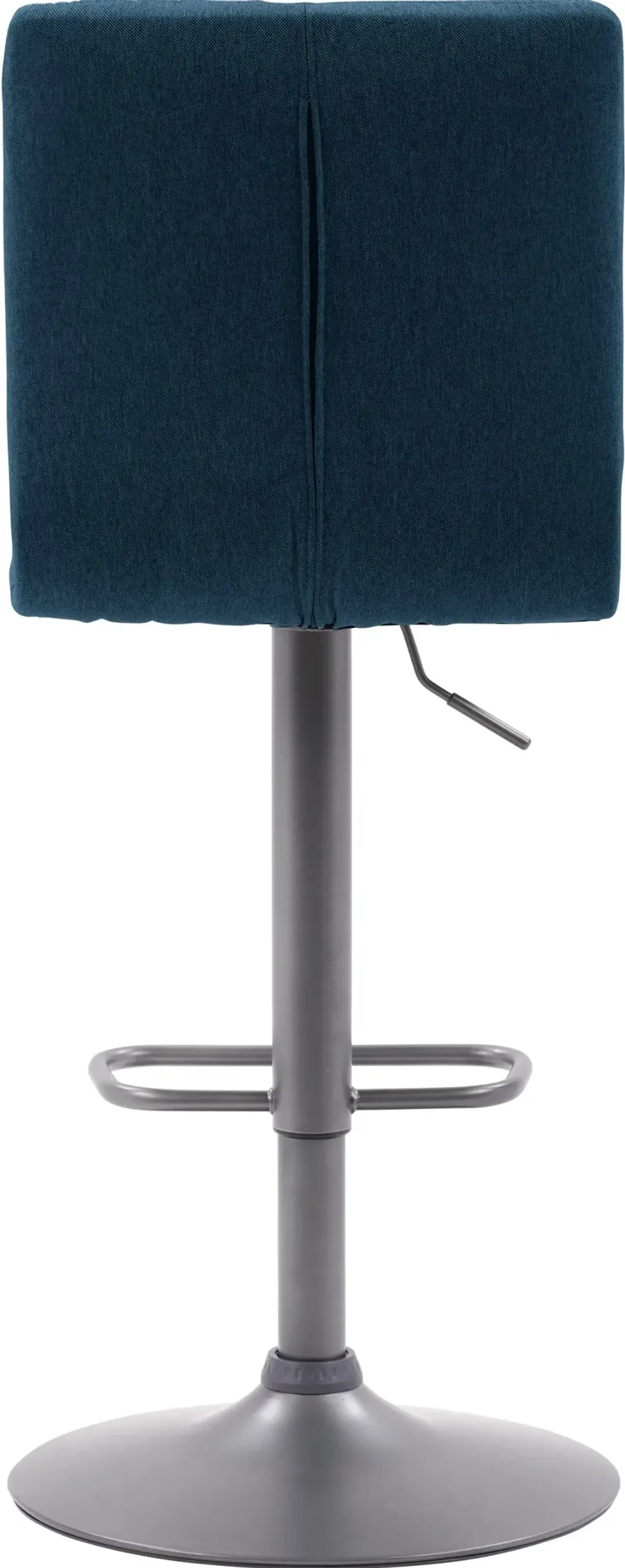 Palmer Blue Tufted High Back Adjustable Barstool, Set of 2