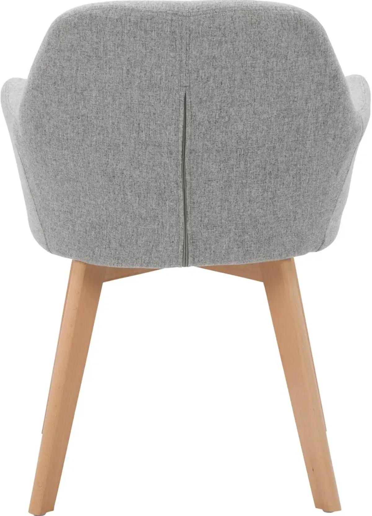 Ayla Light Gray Upholstered Side Chair, Set of 2