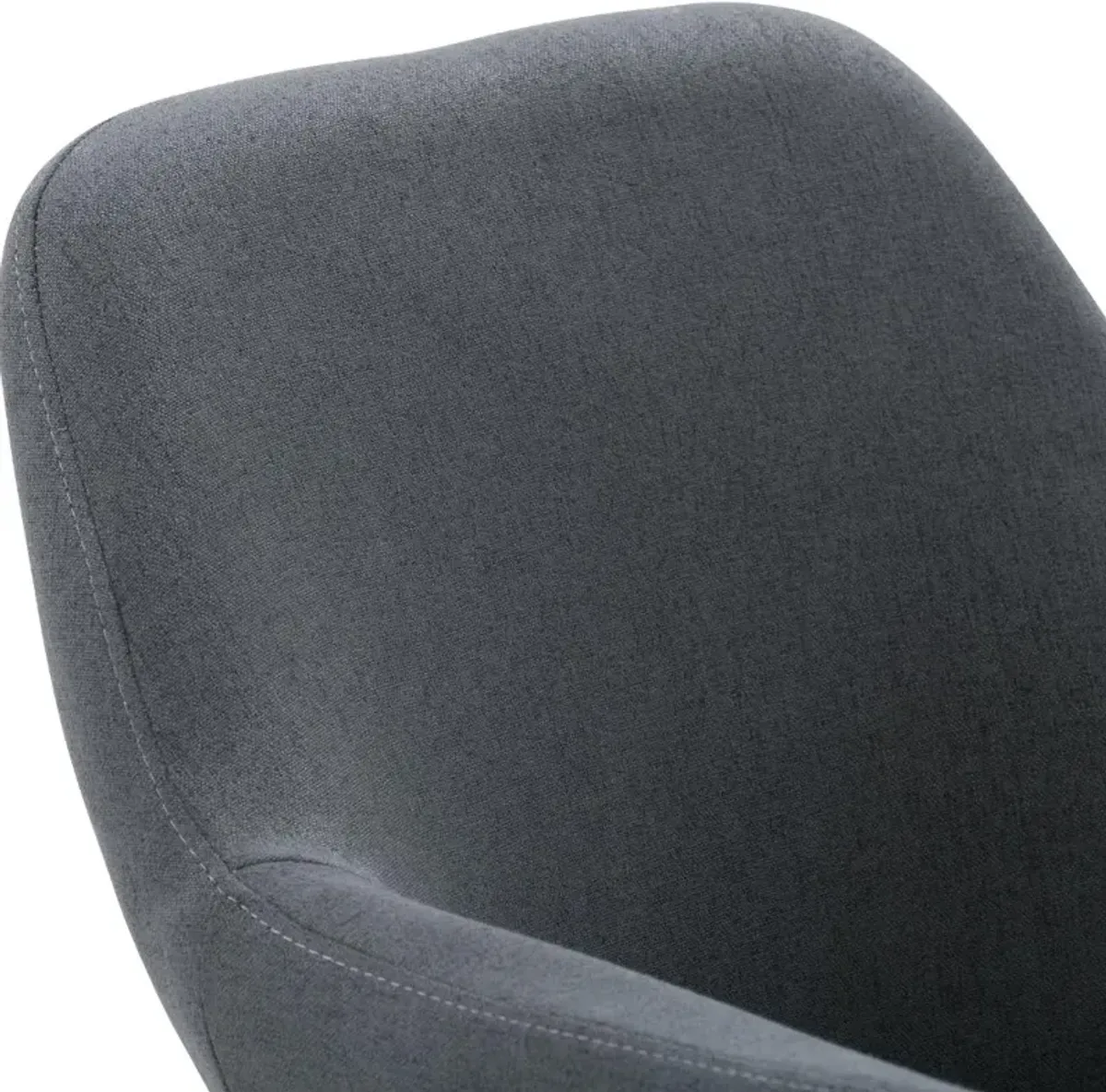 Ayla Dark Gray Upholstered Side Chair, Set of 2