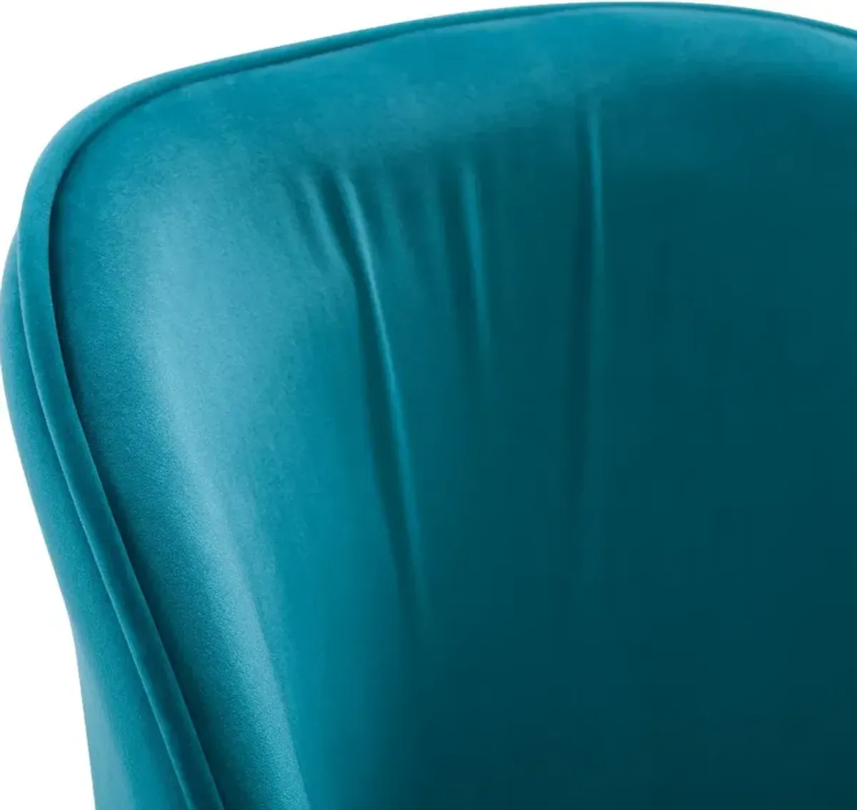 Ayla Teal Velvet Upholstered Accent Chair