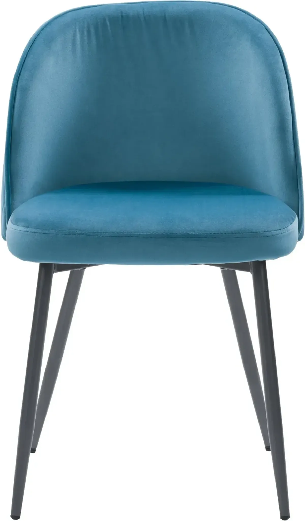 Ayla Blue Velvet Upholstered Accent Chair