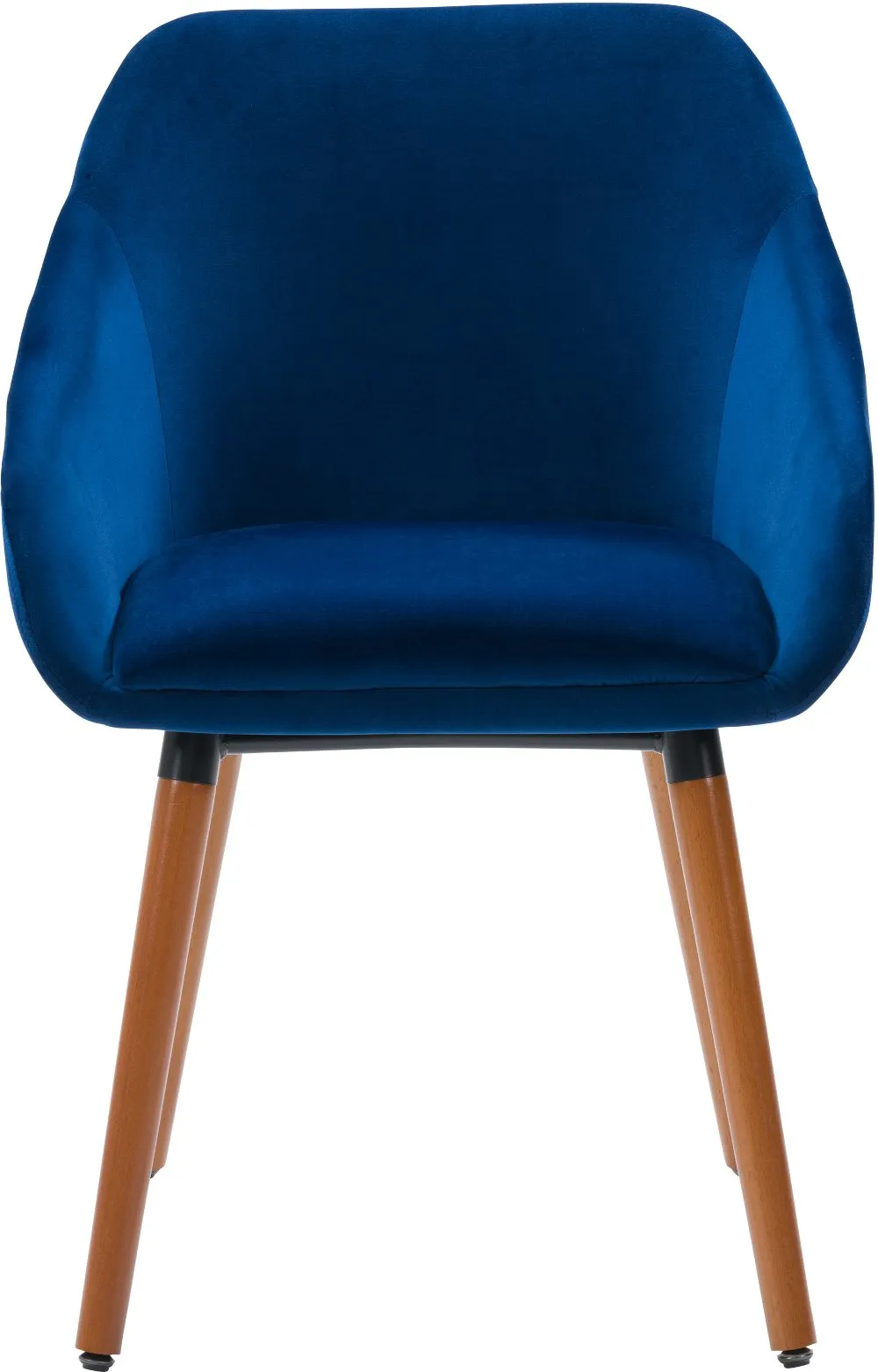 Ayla Navy Velvet Side Chairs, Set of 2