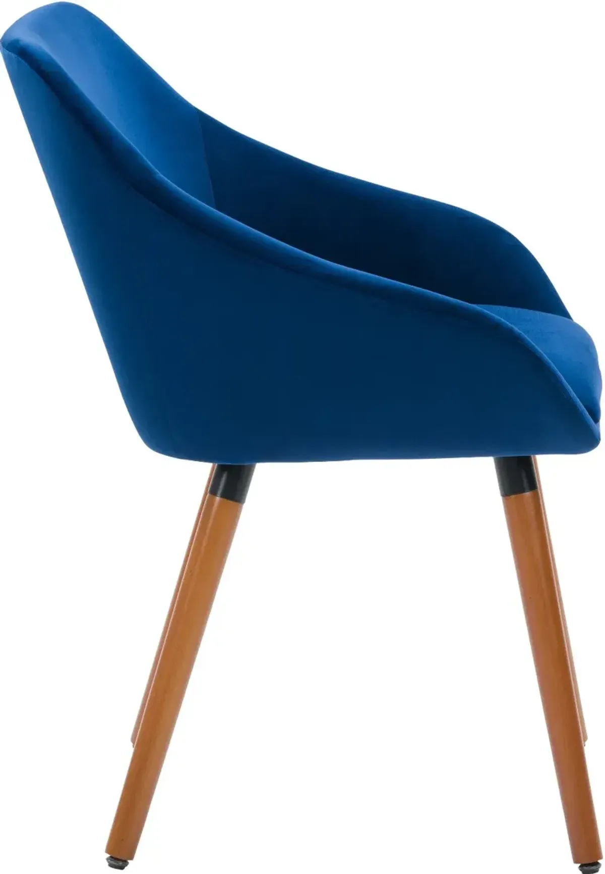 Ayla Navy Velvet Side Chairs, Set of 2