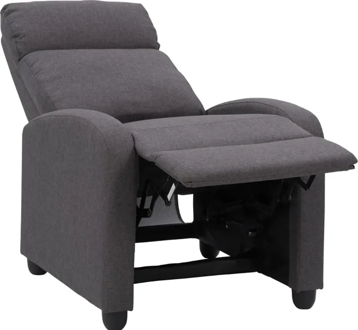 Oren Dark Gray Manual Recliner