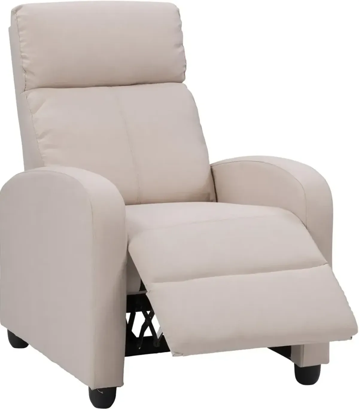 Oren Beige Manual Recliner