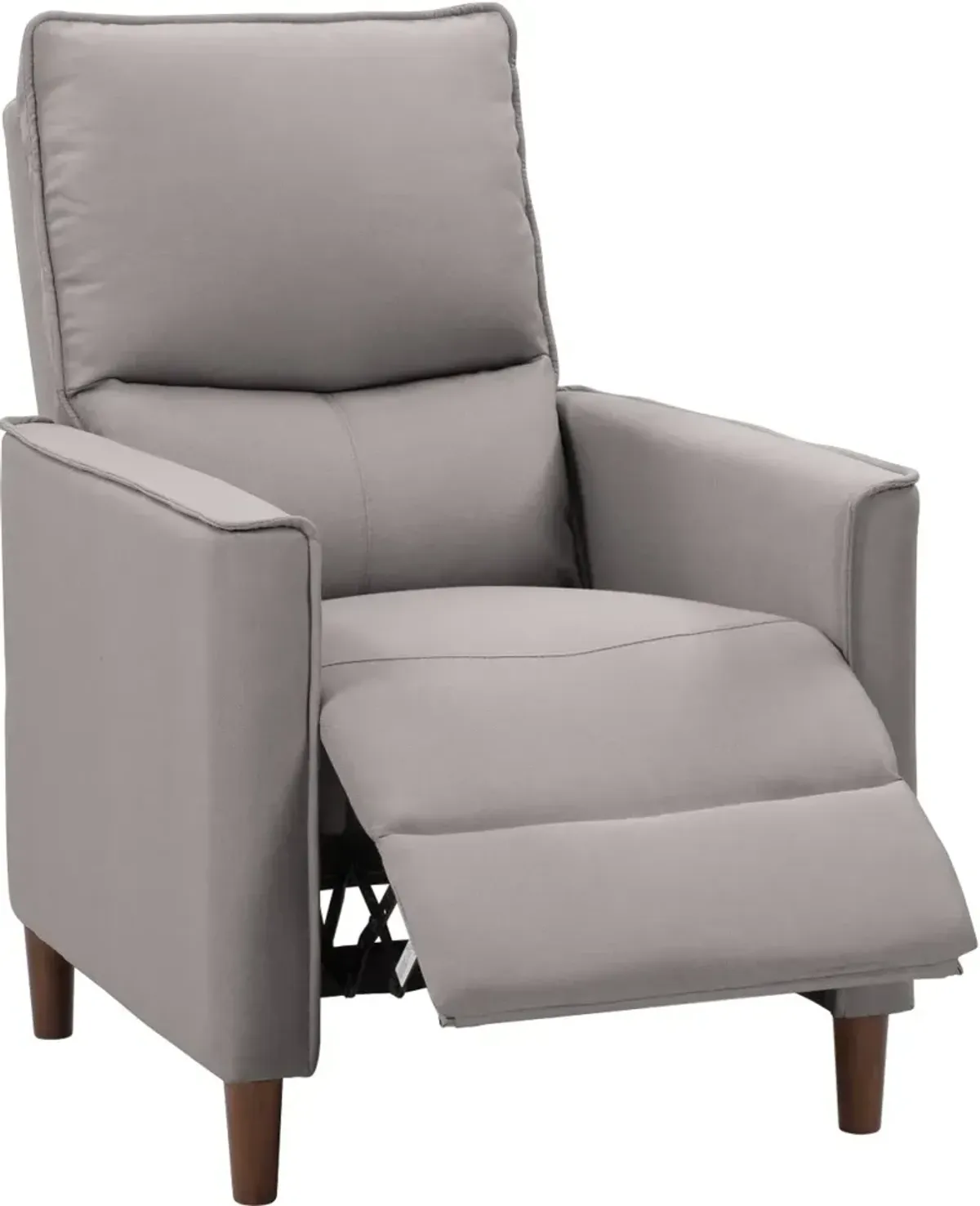 Alder Light Gray Manual Recliner