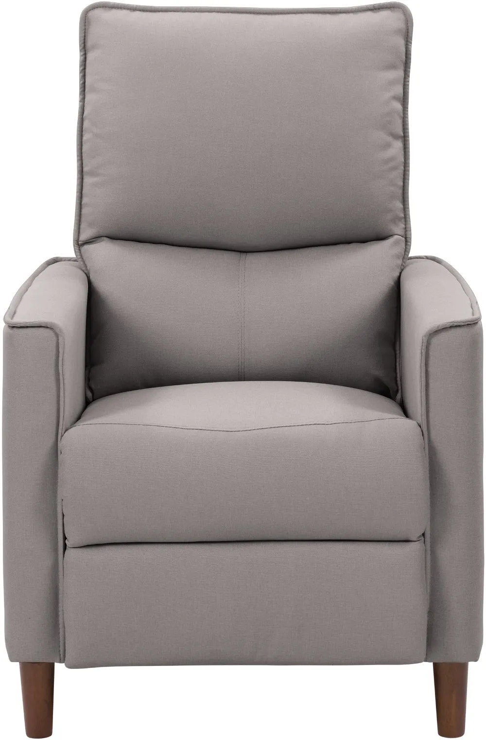 Alder Light Gray Manual Recliner