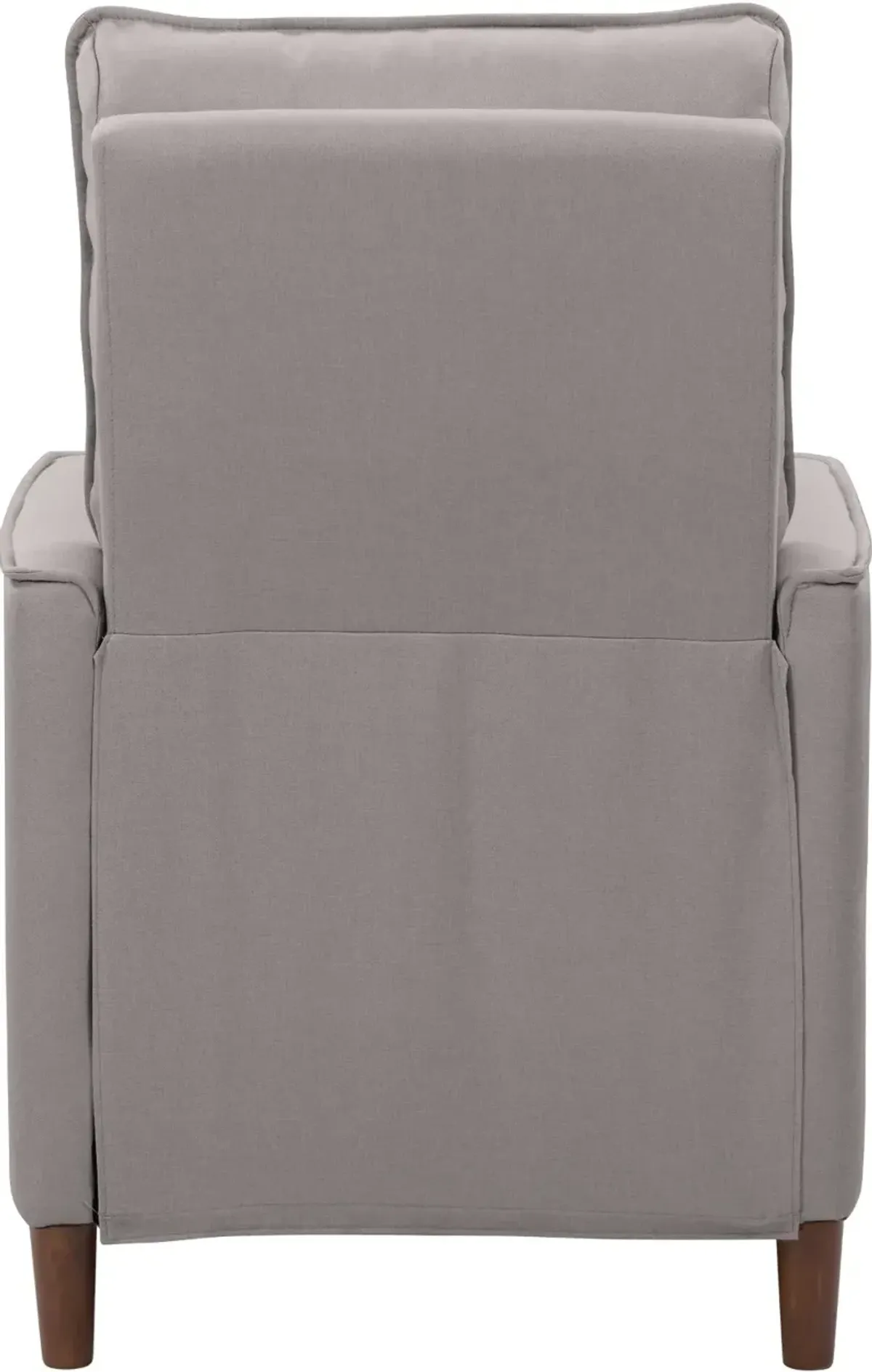 Alder Light Gray Manual Recliner