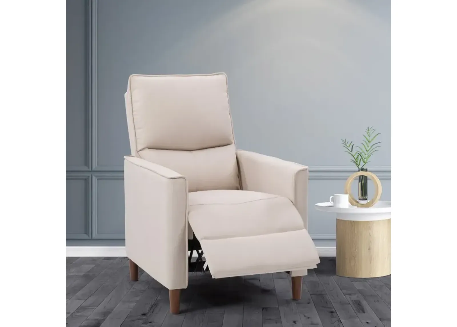 Alder Beige Manual Recliner