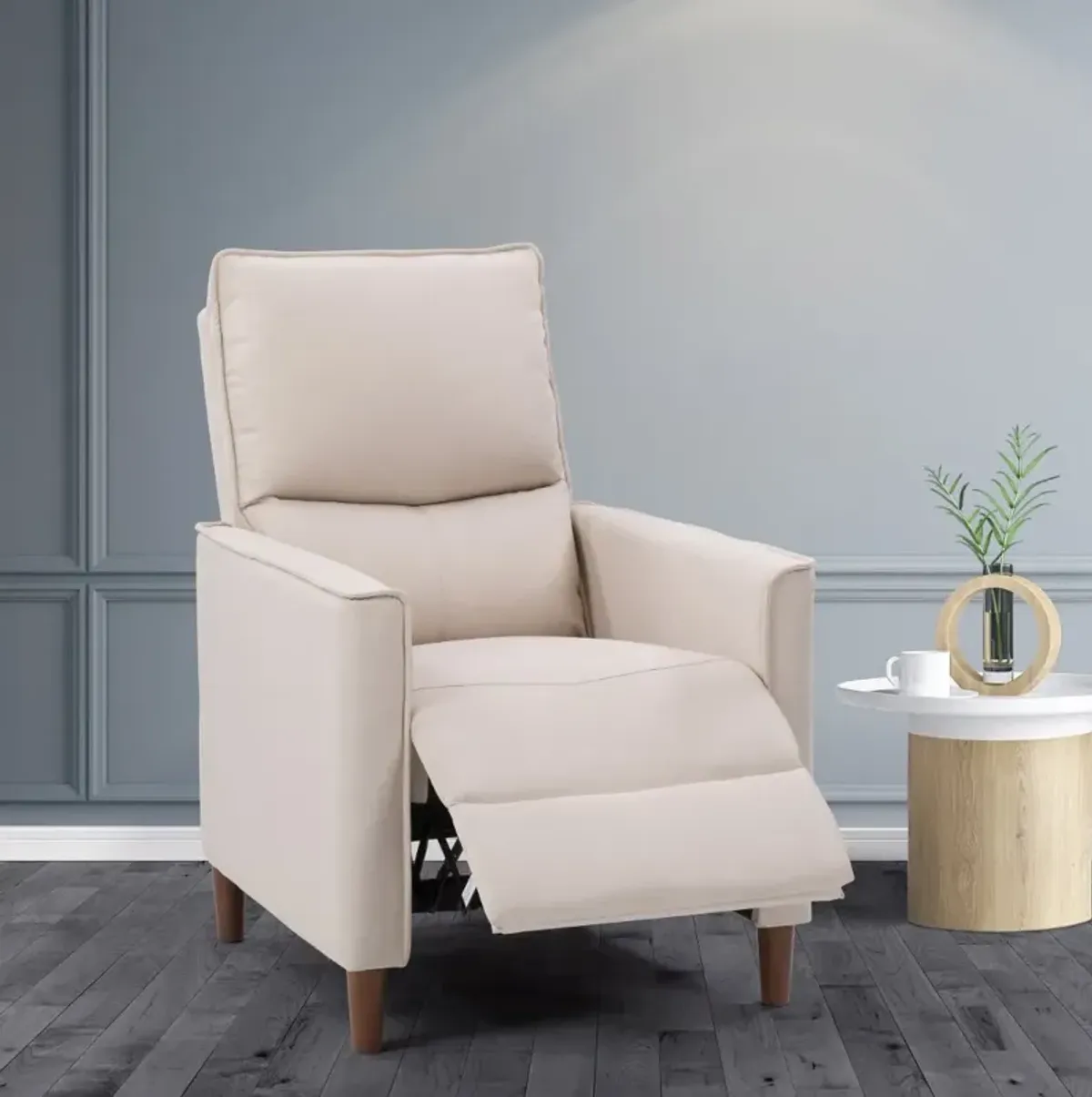 Alder Beige Manual Recliner